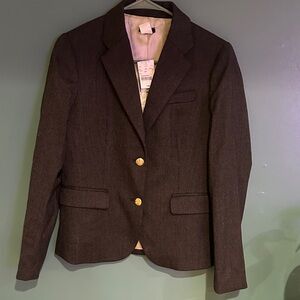 J. Crew Black Blazer with Gold Accents Great workwear at Great Price